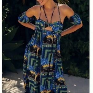 ANTHROPOLOGIE Joao Incerti Strappy Bandeau Dress‎ Size Small New w Tags